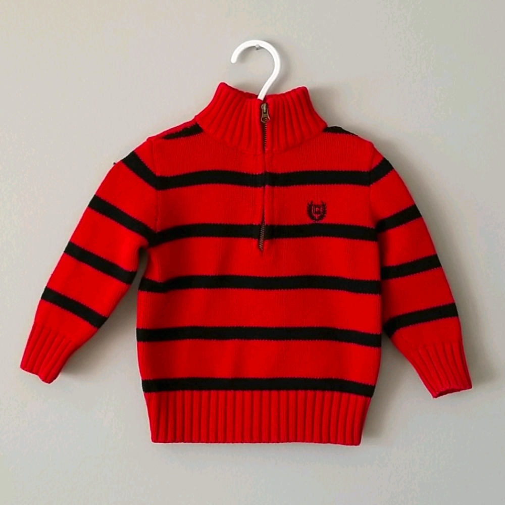 2T 1/4 Zip Knit Sweater